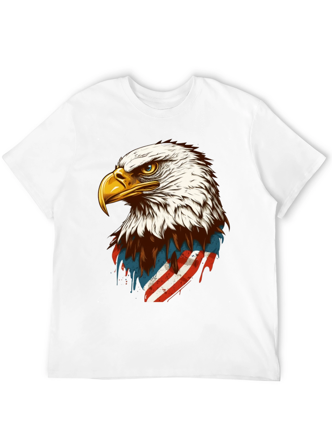 Eagle USA Flag Graphic T-Shirt
