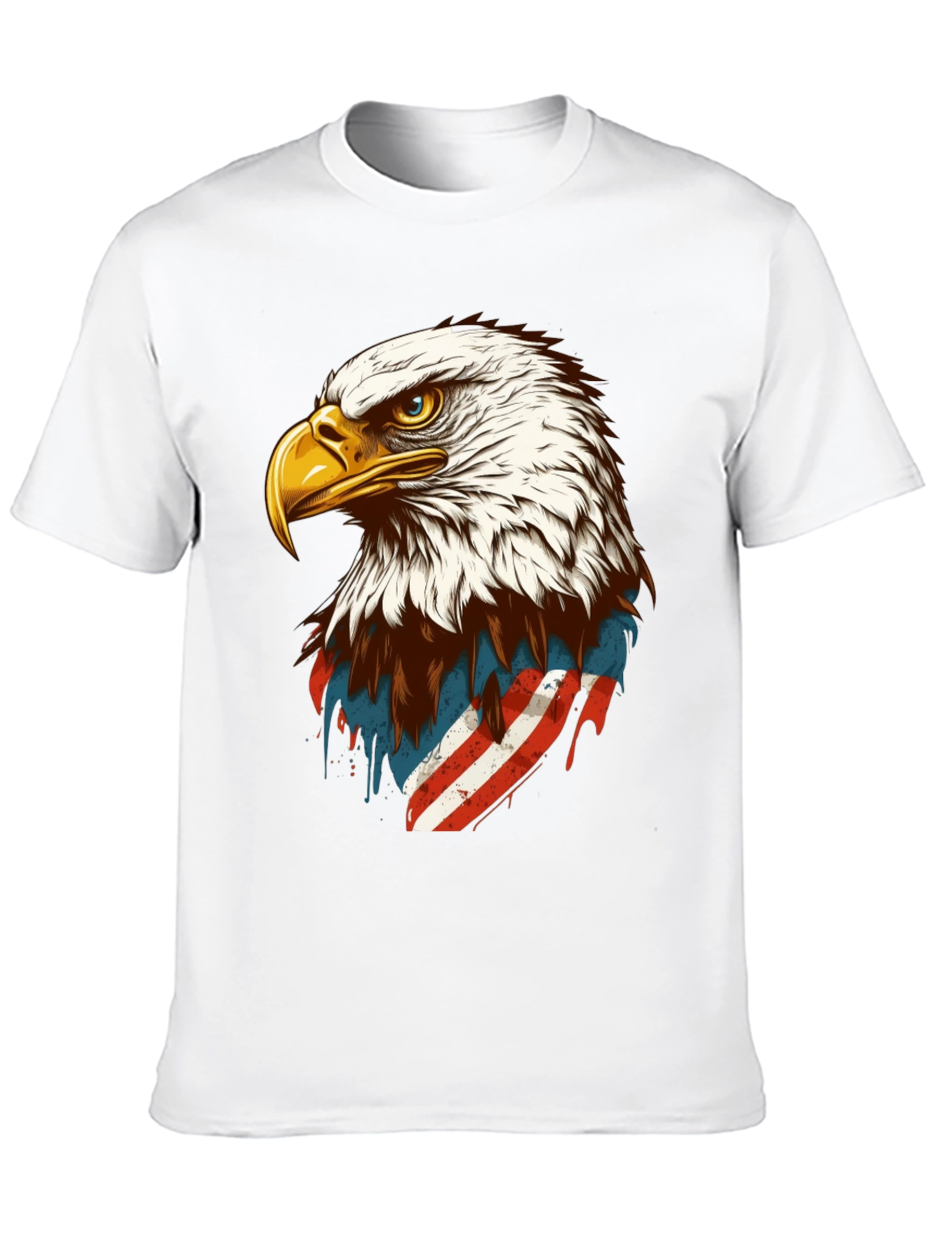 Eagle USA Flag Graphic T-Shirt