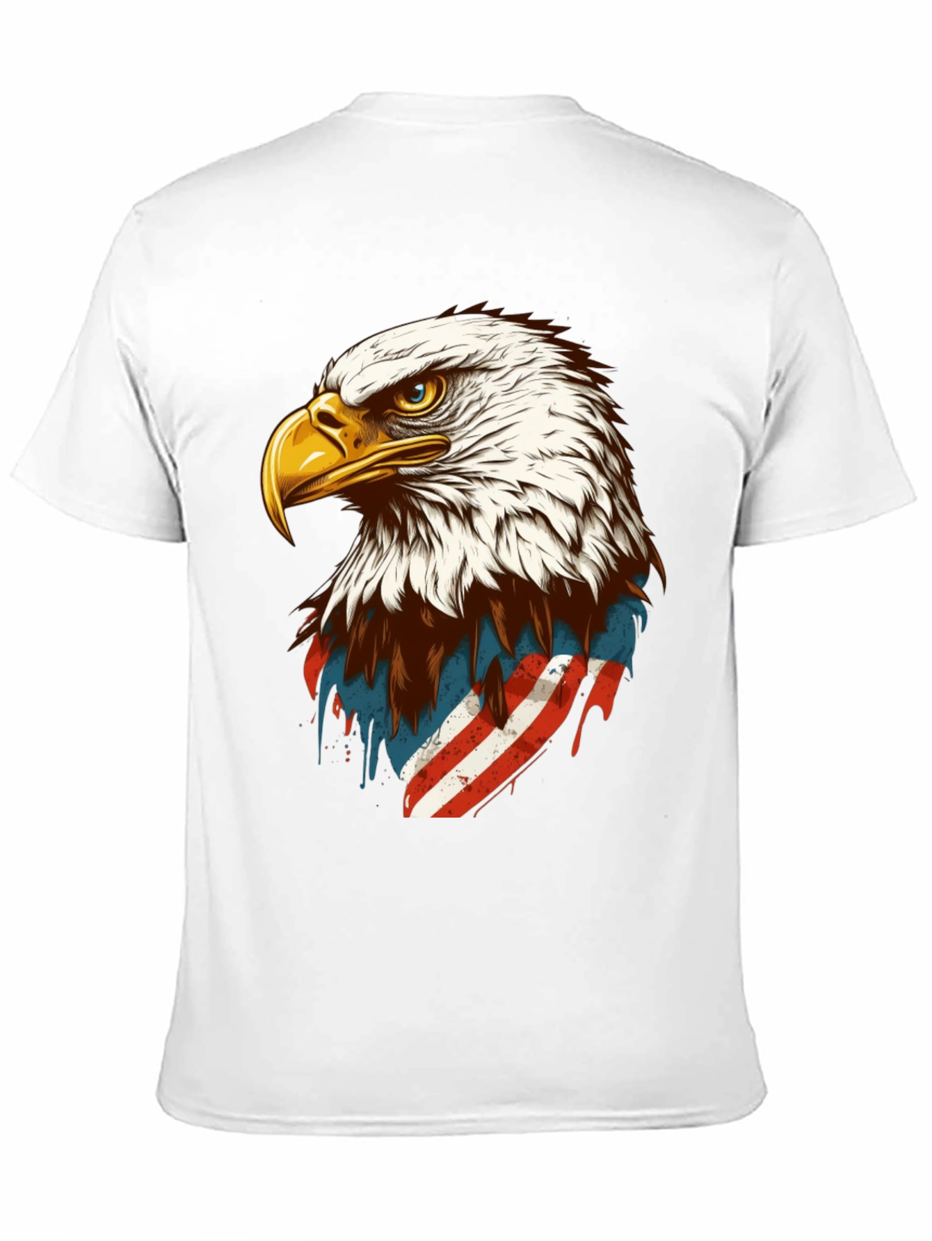 Eagle USA Flag Graphic T-Shirt