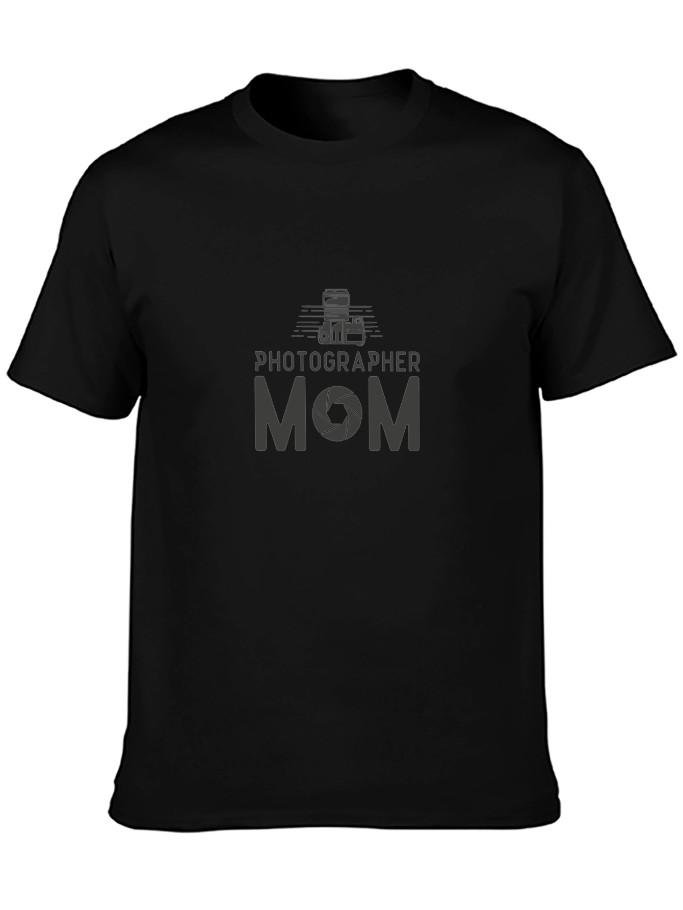 Photographer Mom Graphic Tee - Black Unisex T-Shirt