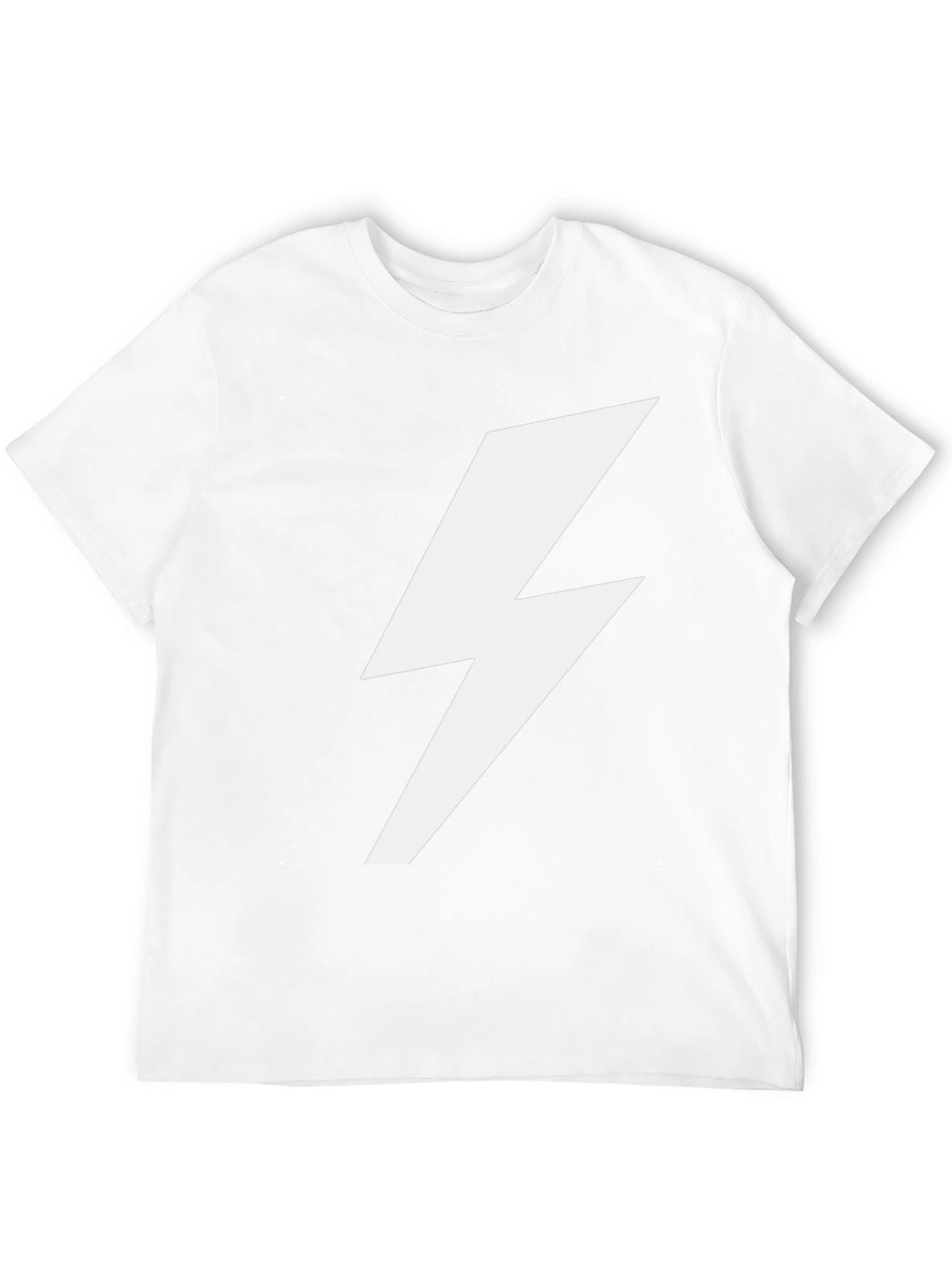 Lightning Bolt Graphic Tee - Black