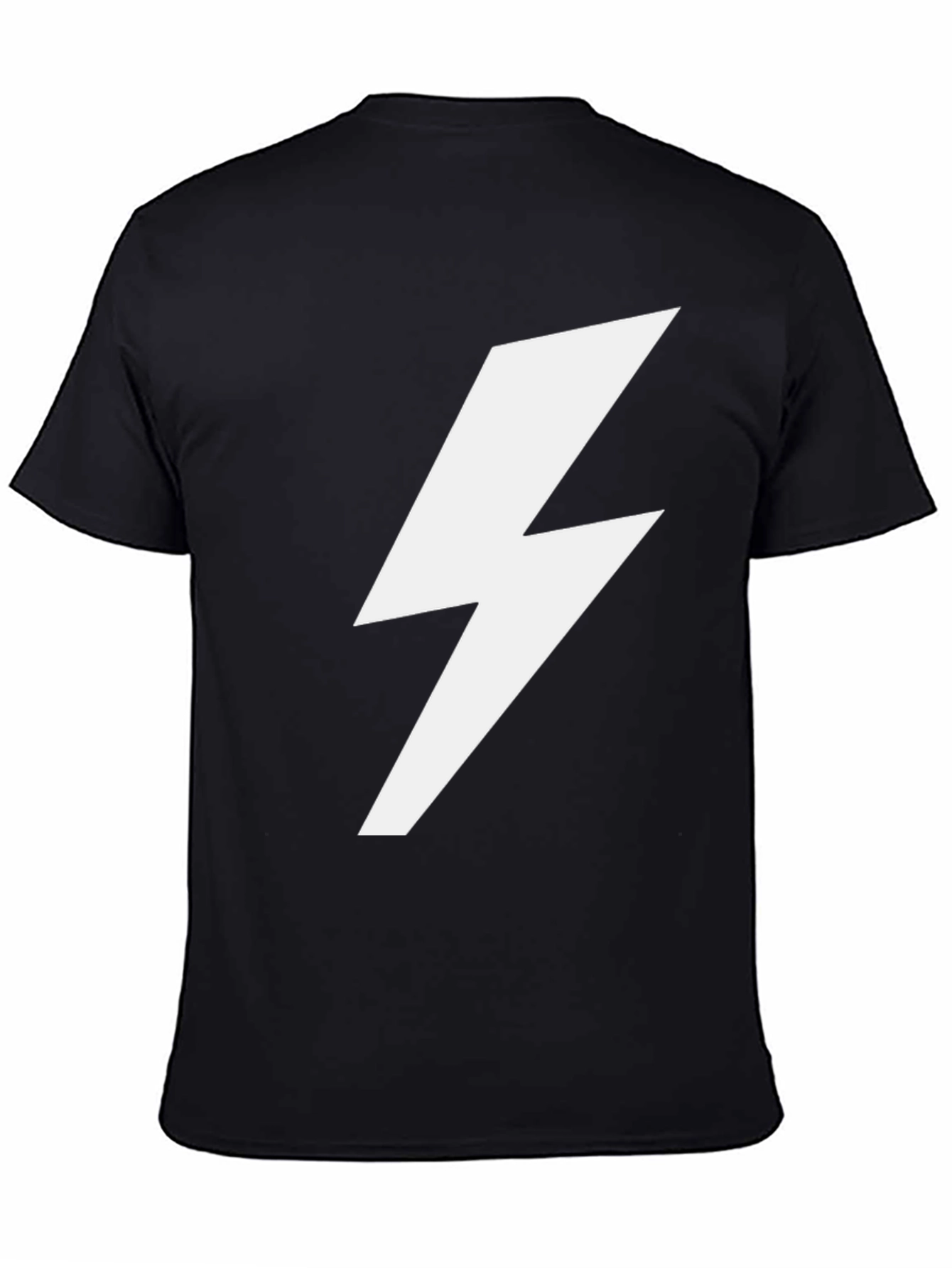 Lightning Bolt Graphic Tee - Black