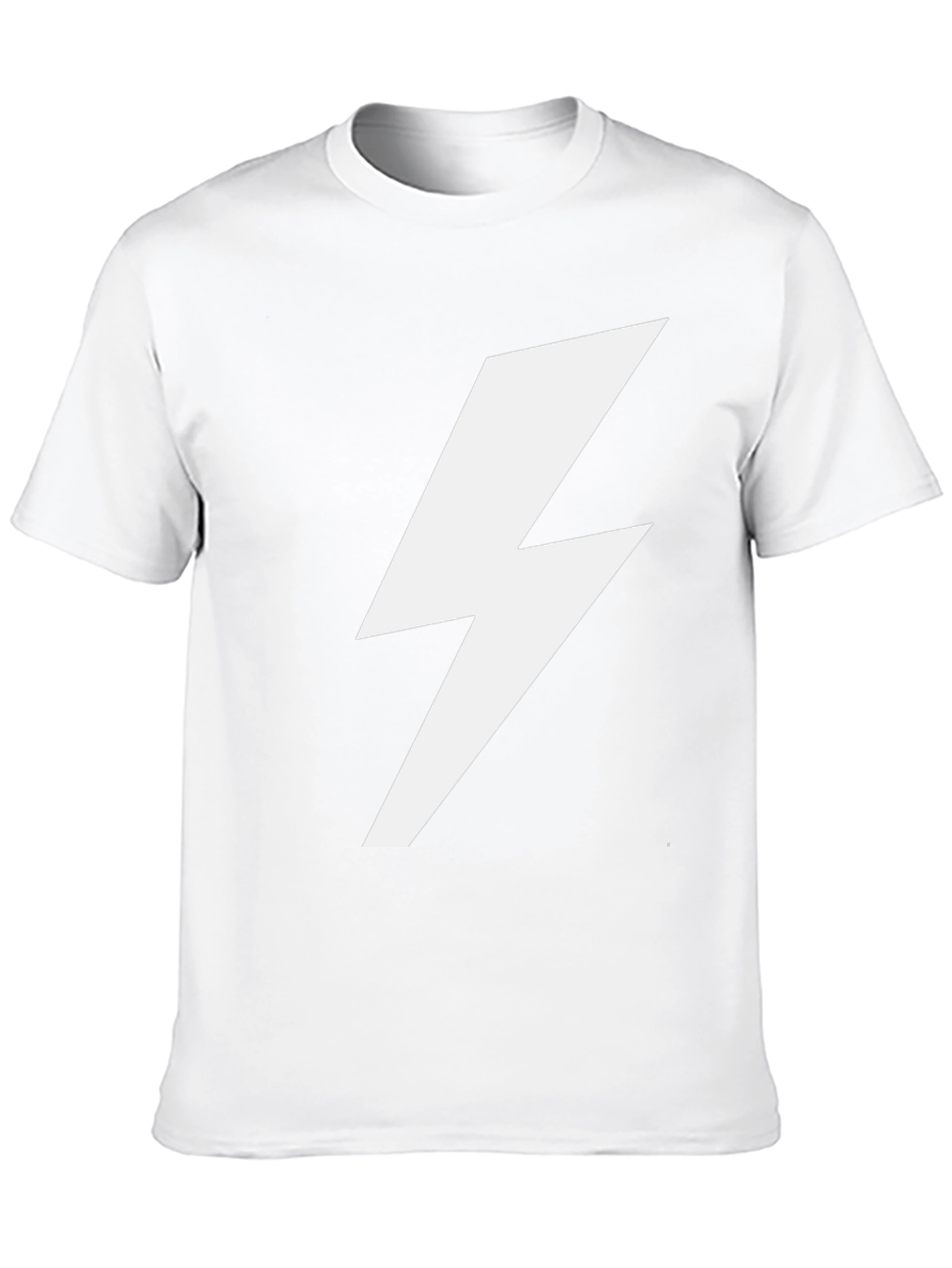 Lightning Bolt Graphic Tee - Black