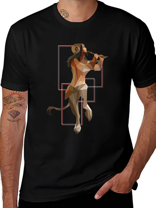 Geometric Centaur T-Shirt - Mythical Style
