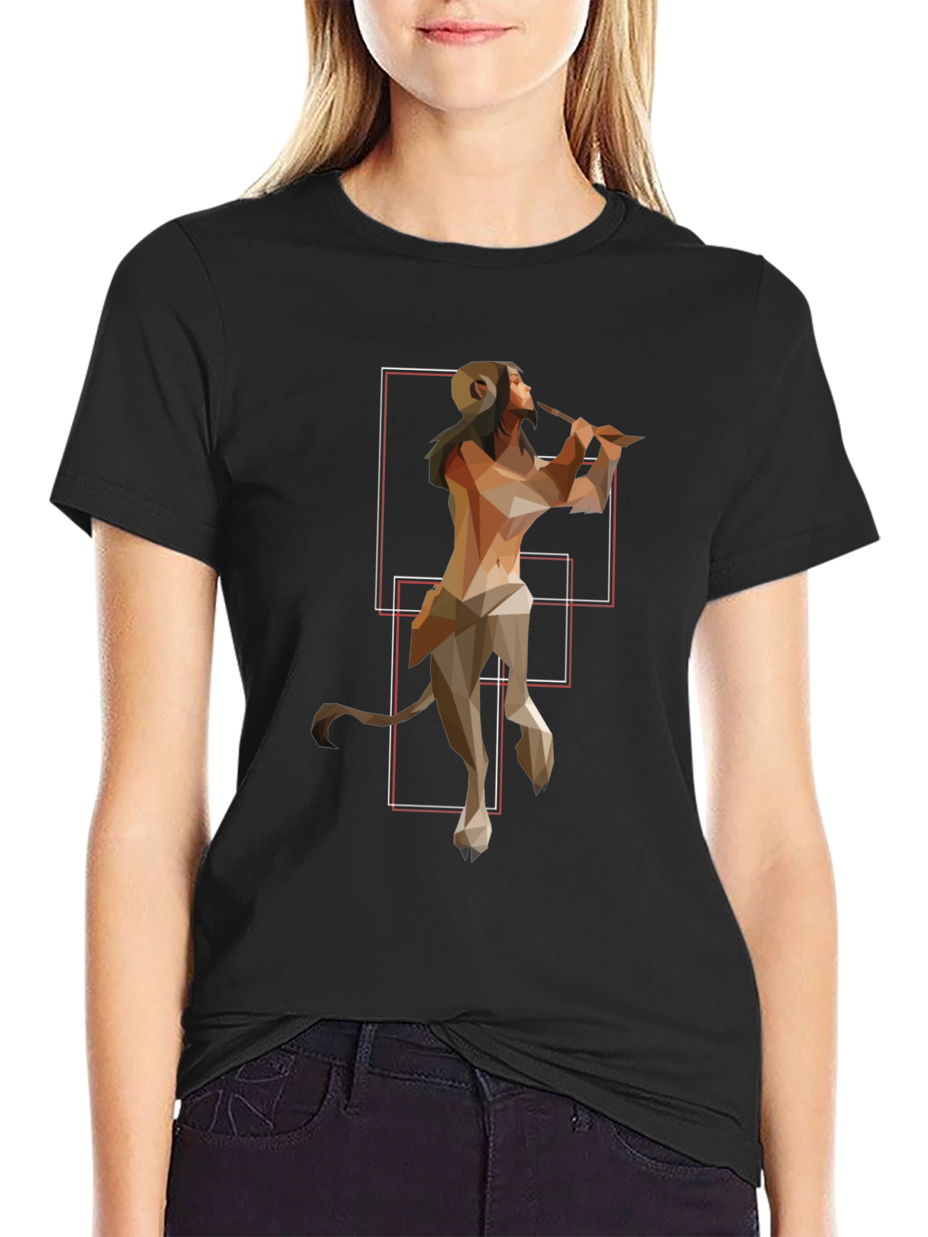 Geometric Centaur T-Shirt - Mythical Style