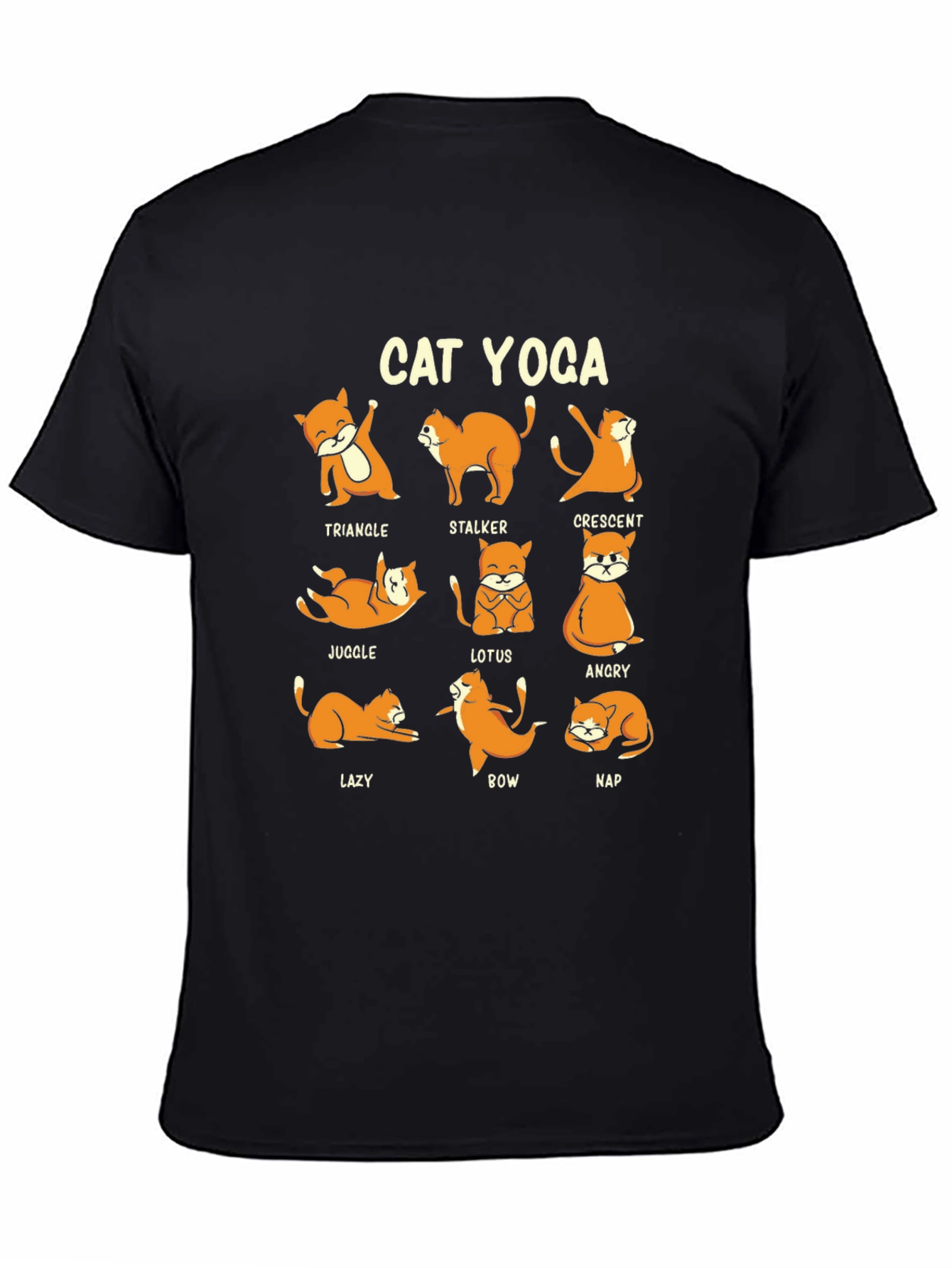 Cat Yoga T-Shirt - Funny Animal Lover Tee