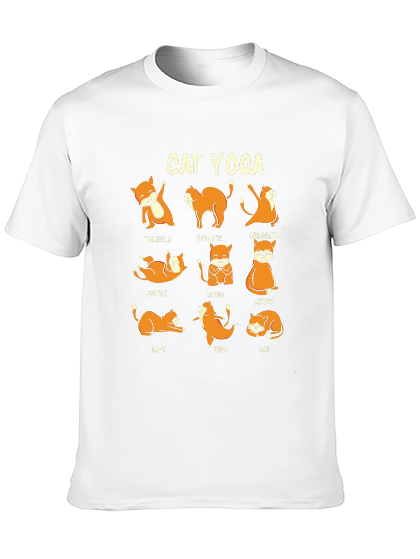 Cat Yoga T-Shirt - Funny Animal Lover Tee