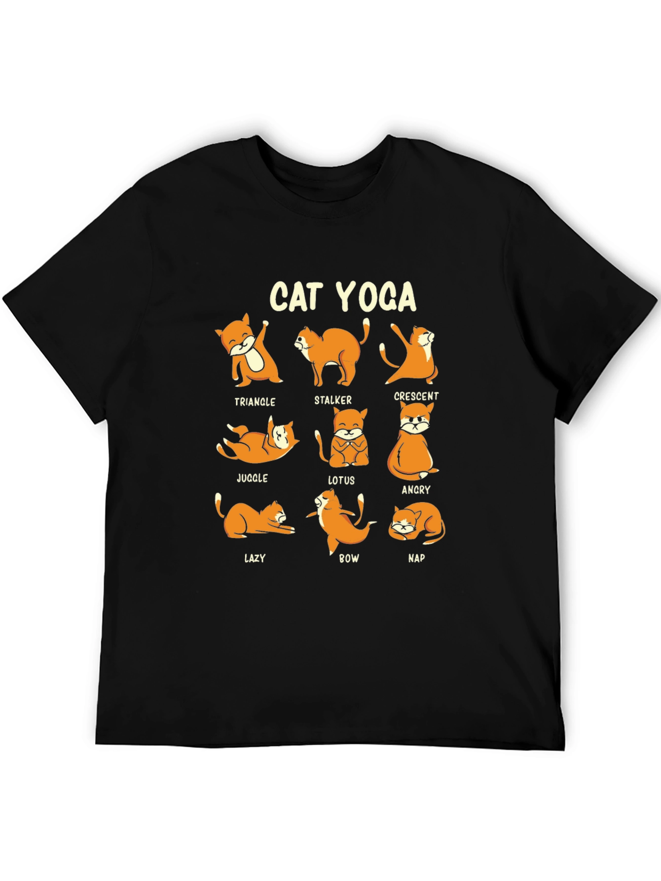 Cat Yoga T-Shirt - Funny Animal Lover Tee