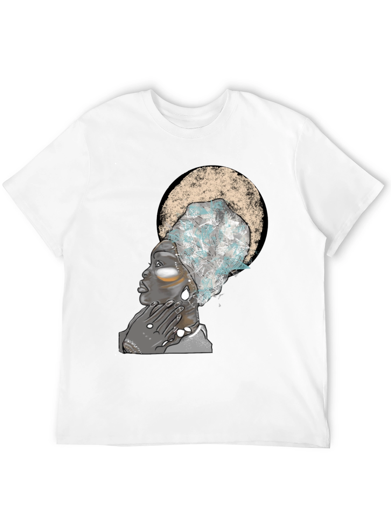 Black T-Shirt - African Queen Graphic Tee