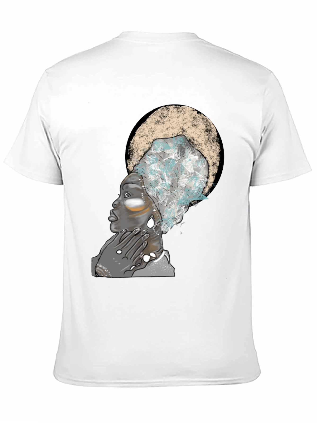 Black T-Shirt - African Queen Graphic Tee