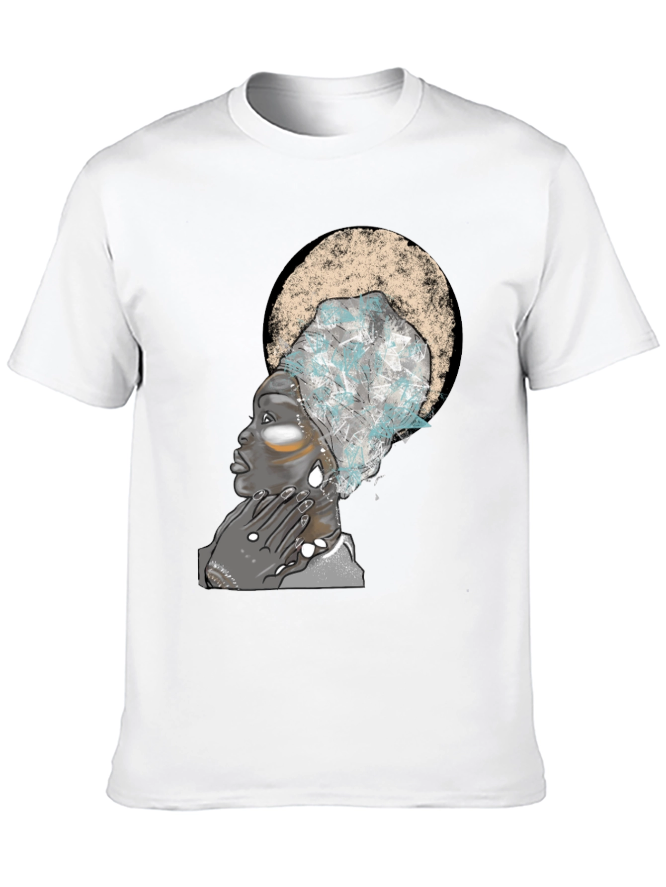 Black T-Shirt - African Queen Graphic Tee