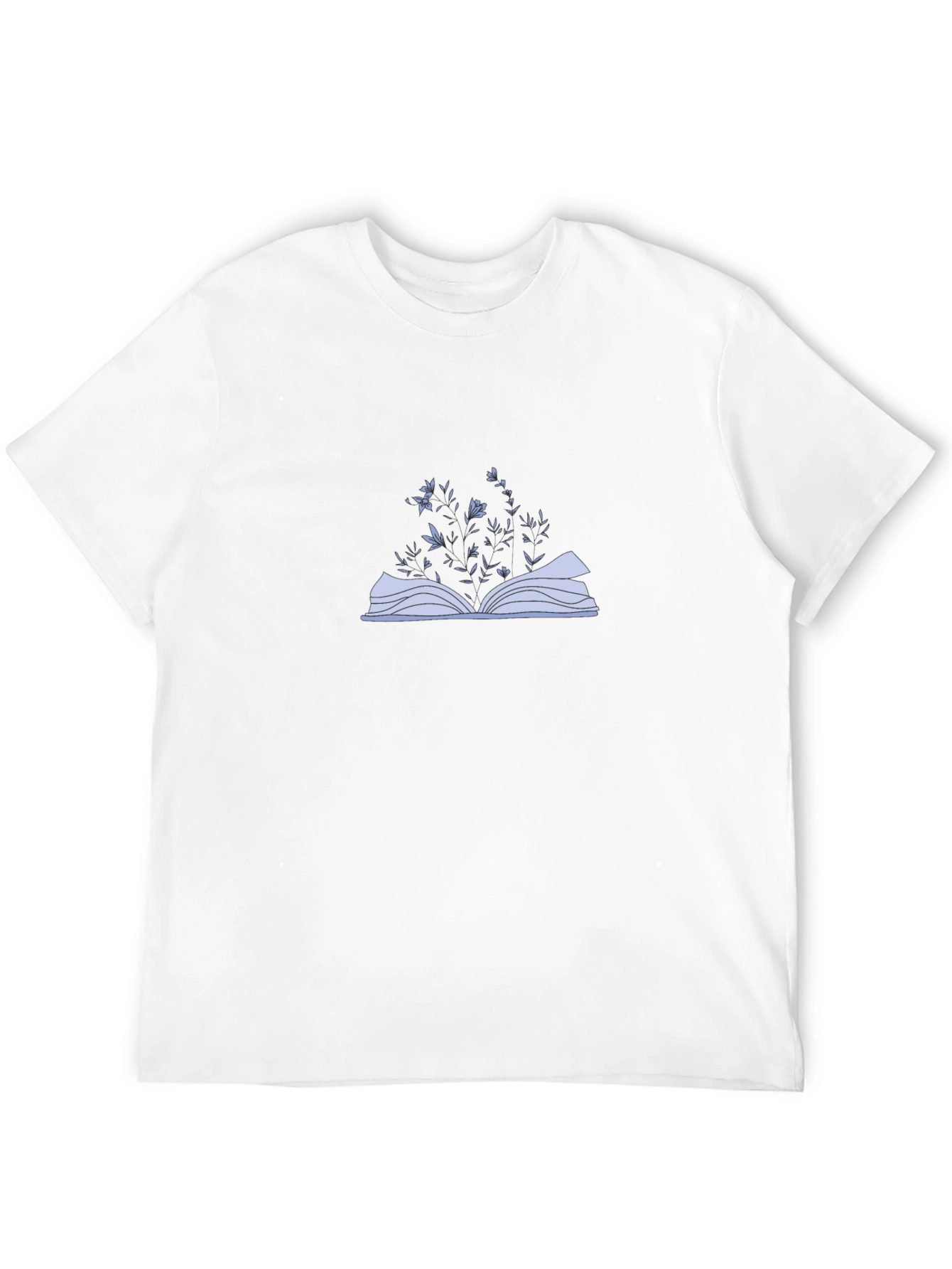 Floral Bookworm Tee - Read in Style