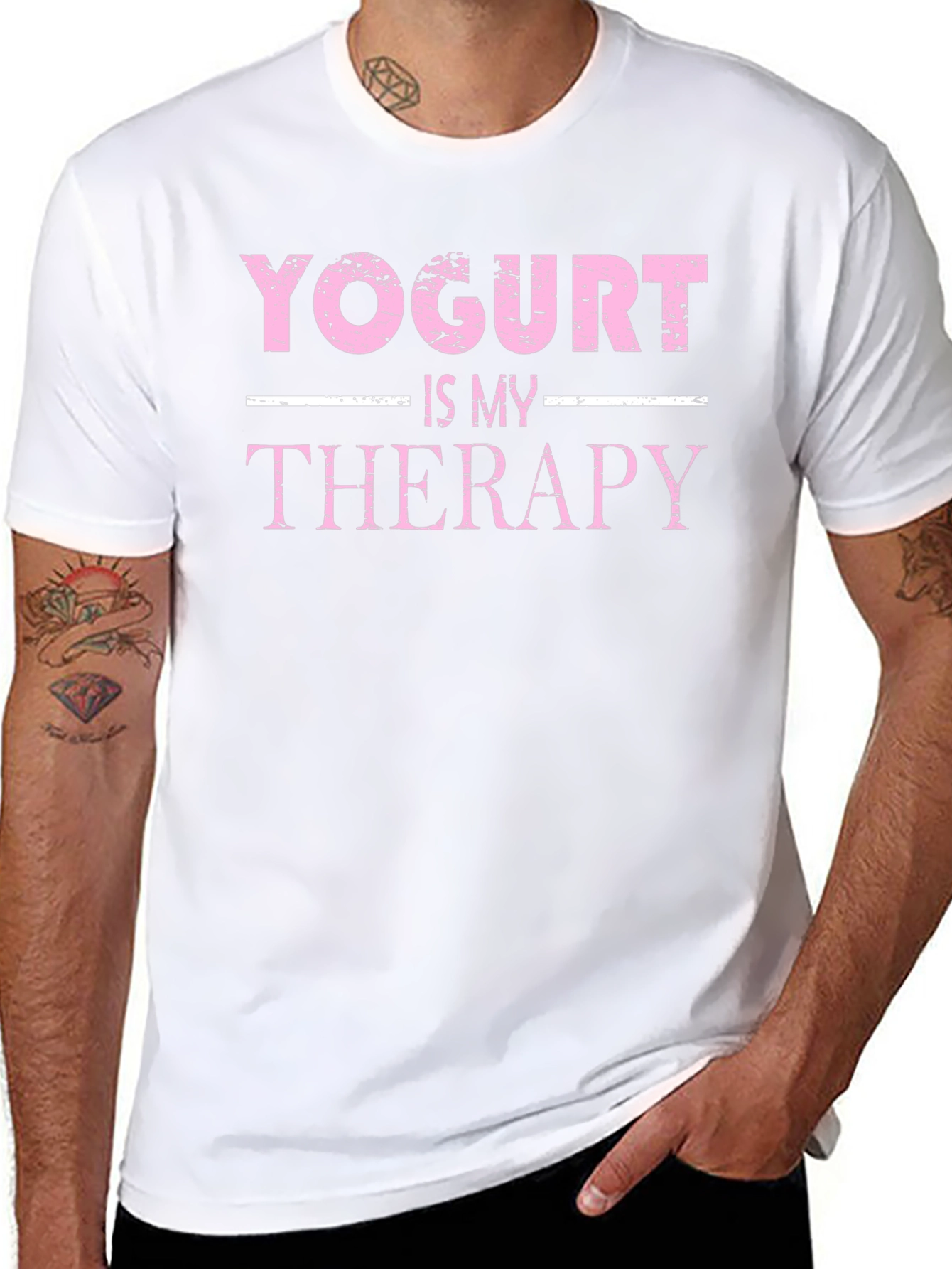 Yogurt is My Therapy Graphic T-Shirt