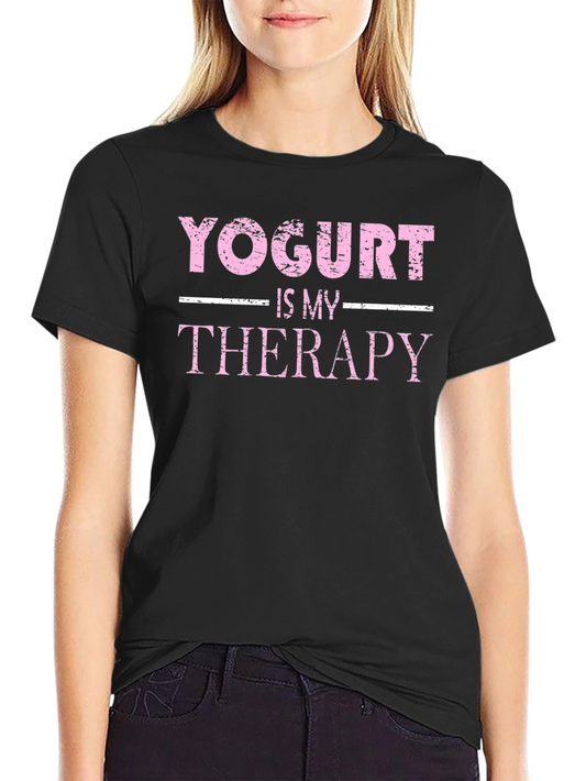 Yogurt is My Therapy Graphic T-Shirt