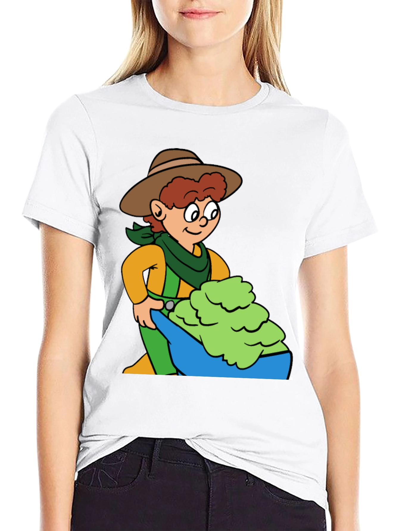 Cartoon Rancher Graphic Tee