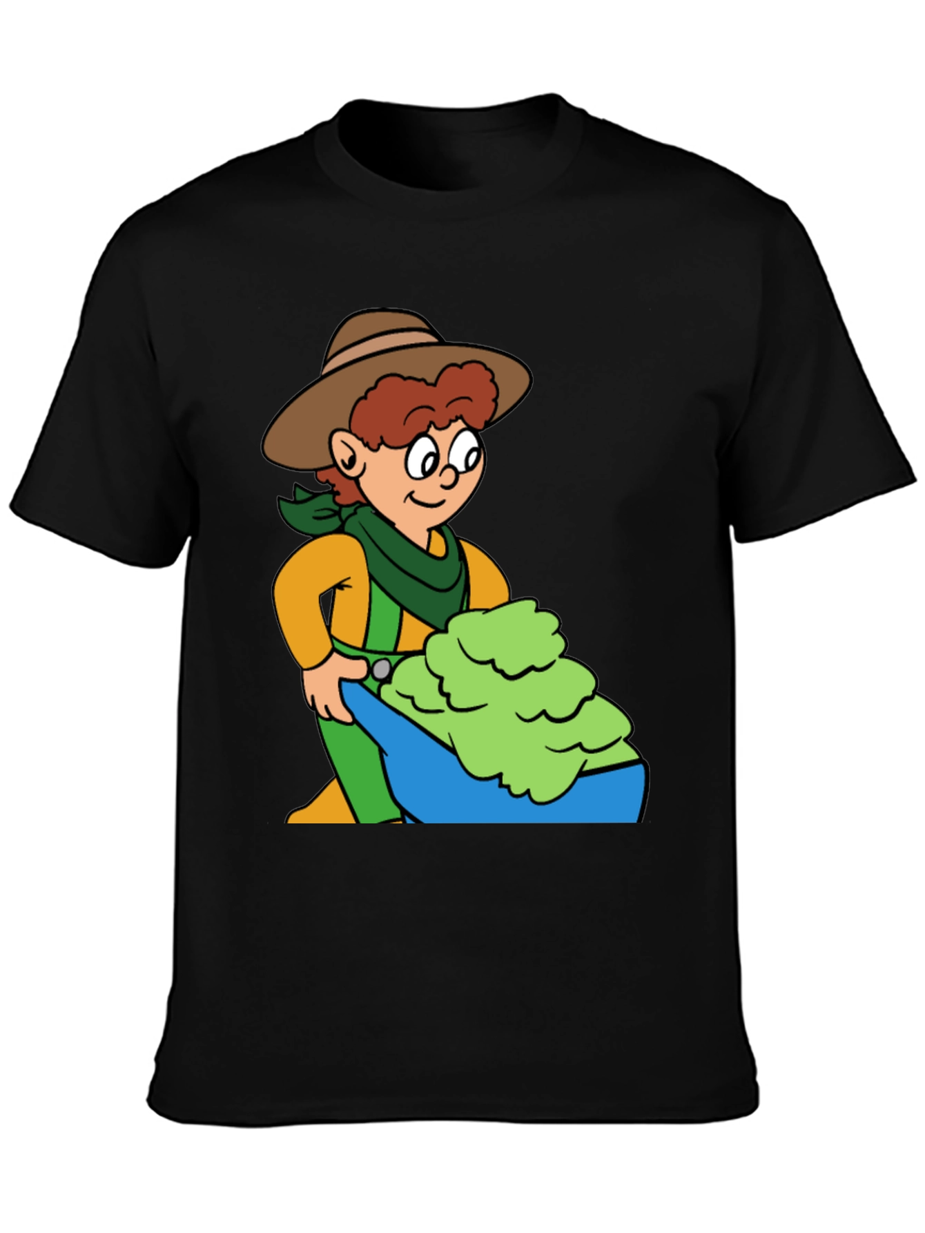 Cartoon Rancher Graphic Tee