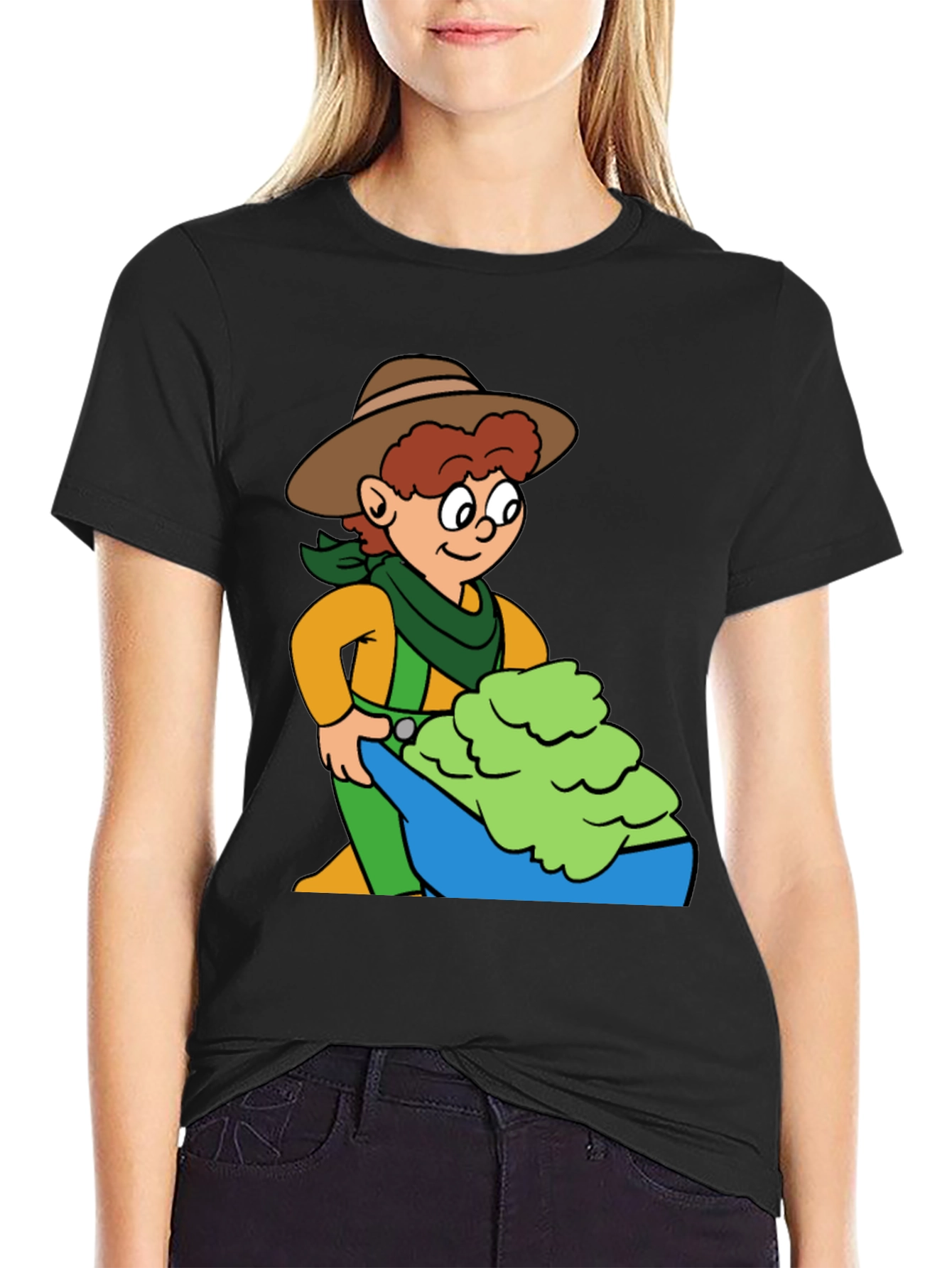 Cartoon Rancher Graphic Tee