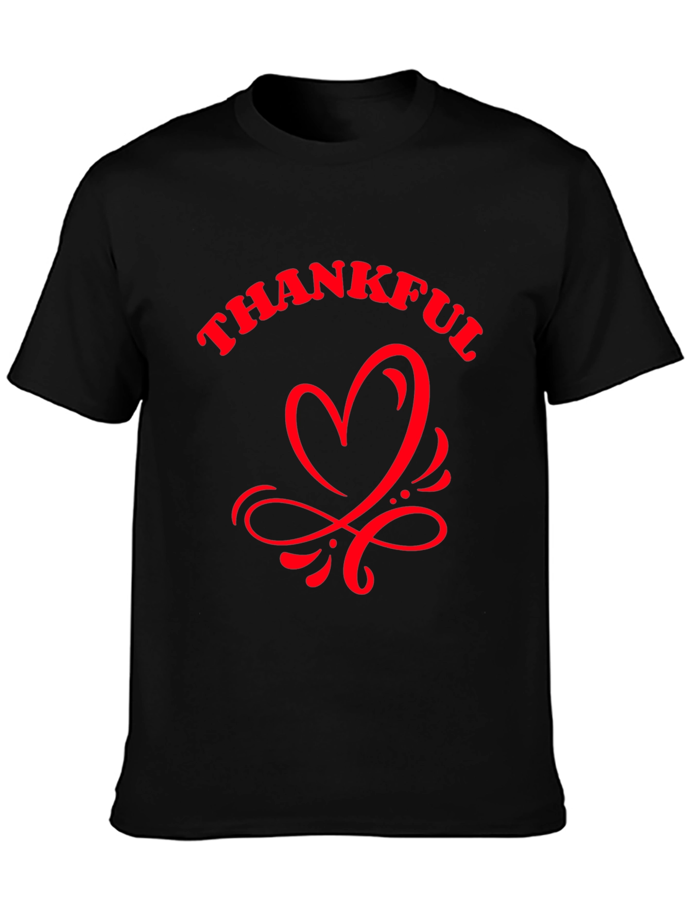 Thankful Heart Graphic Tee - Casual Comfort