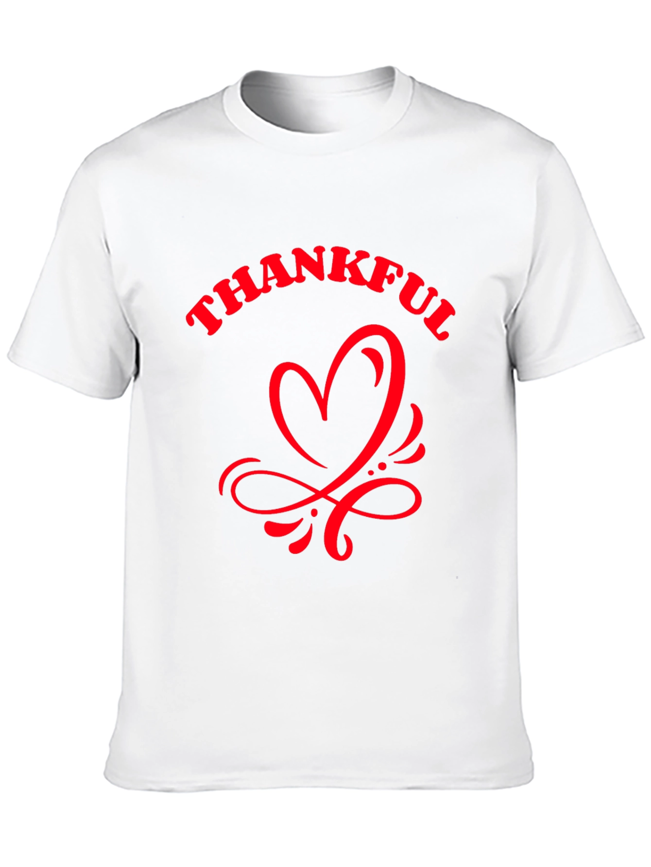 Thankful Heart Graphic Tee - Casual Comfort