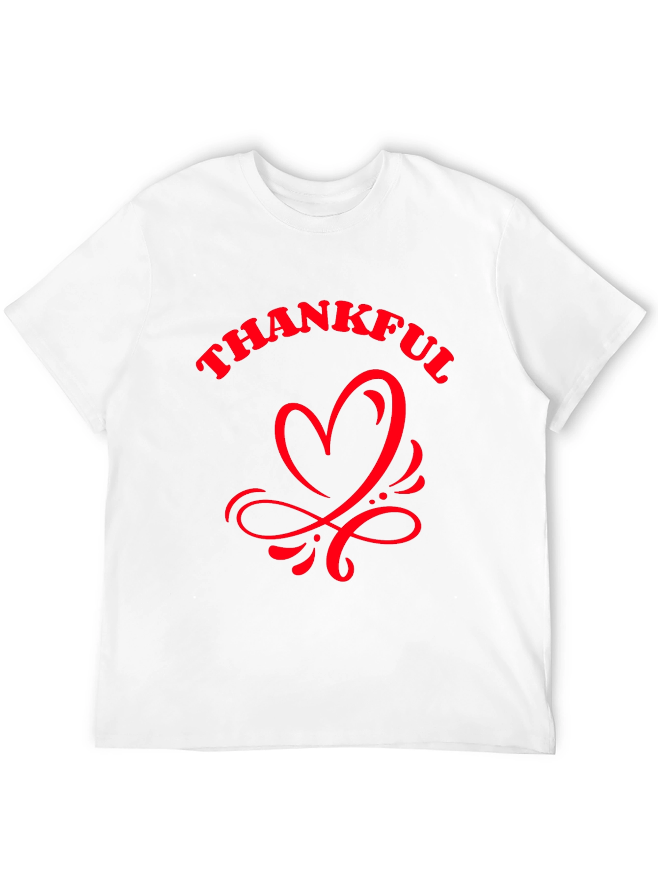 Thankful Heart Graphic Tee - Casual Comfort