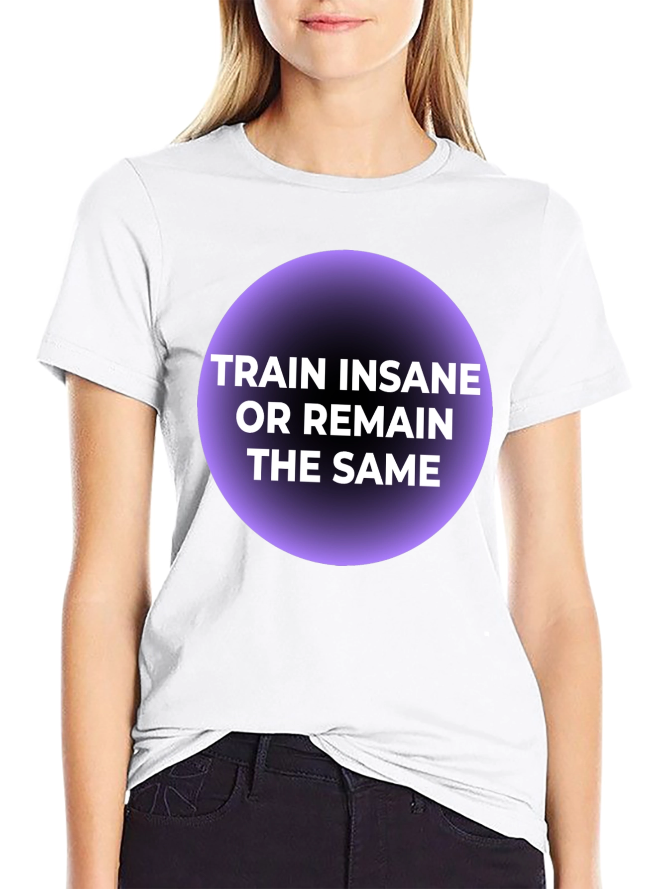 Train Insane T-Shirt - Motivational Fitness Tee