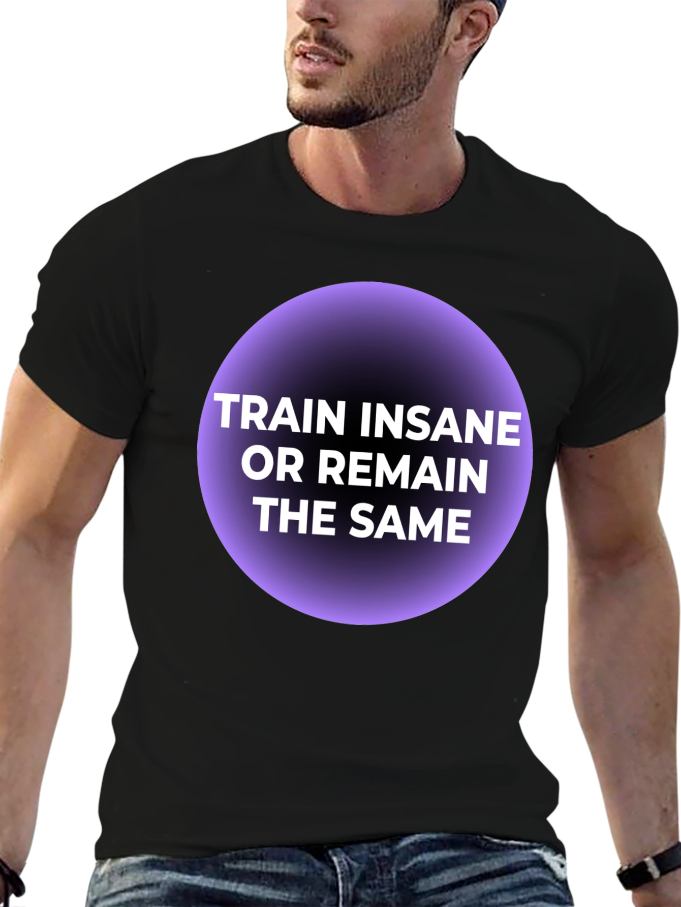 Train Insane T-Shirt - Motivational Fitness Tee