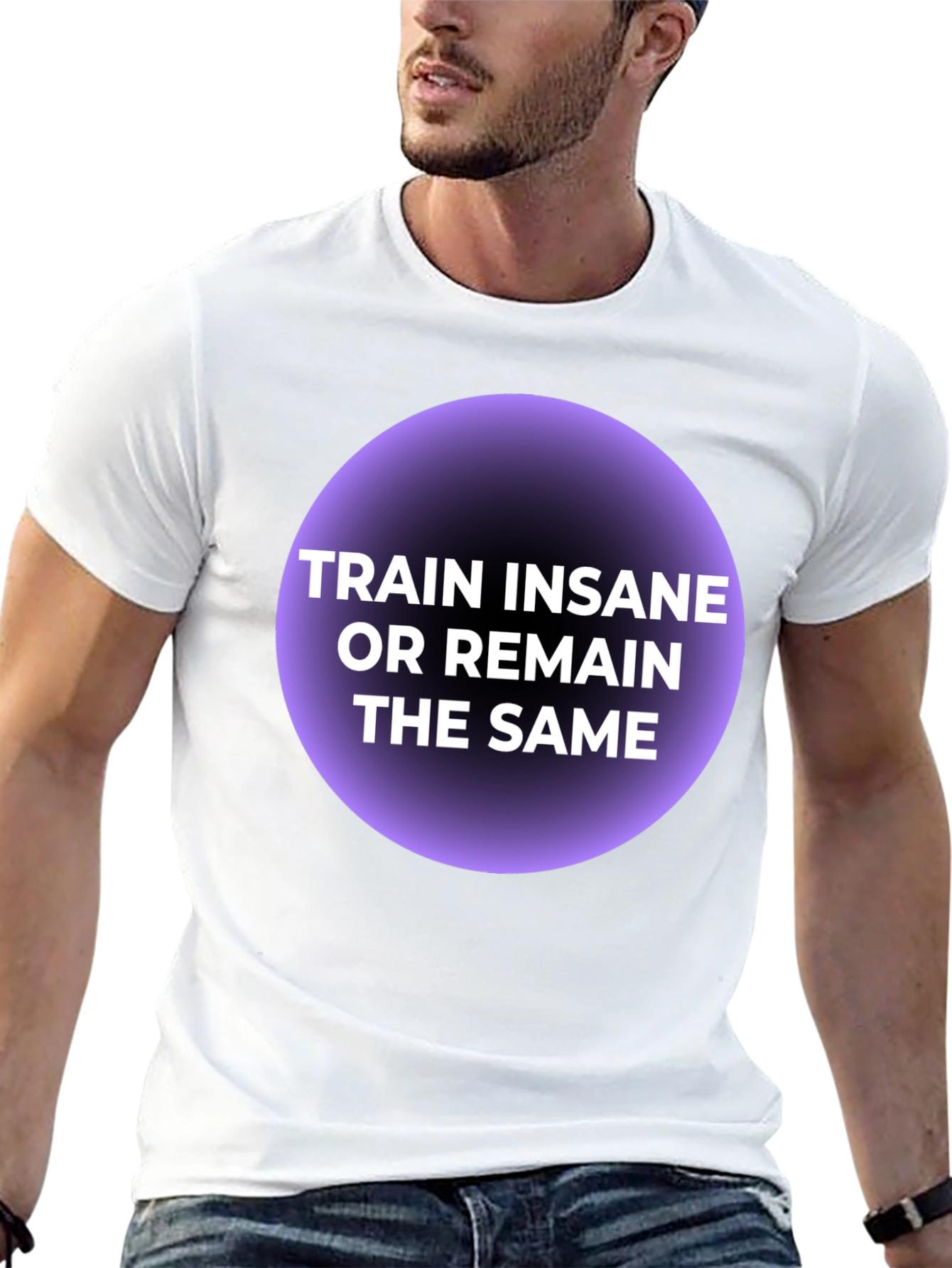 Train Insane T-Shirt - Motivational Fitness Tee