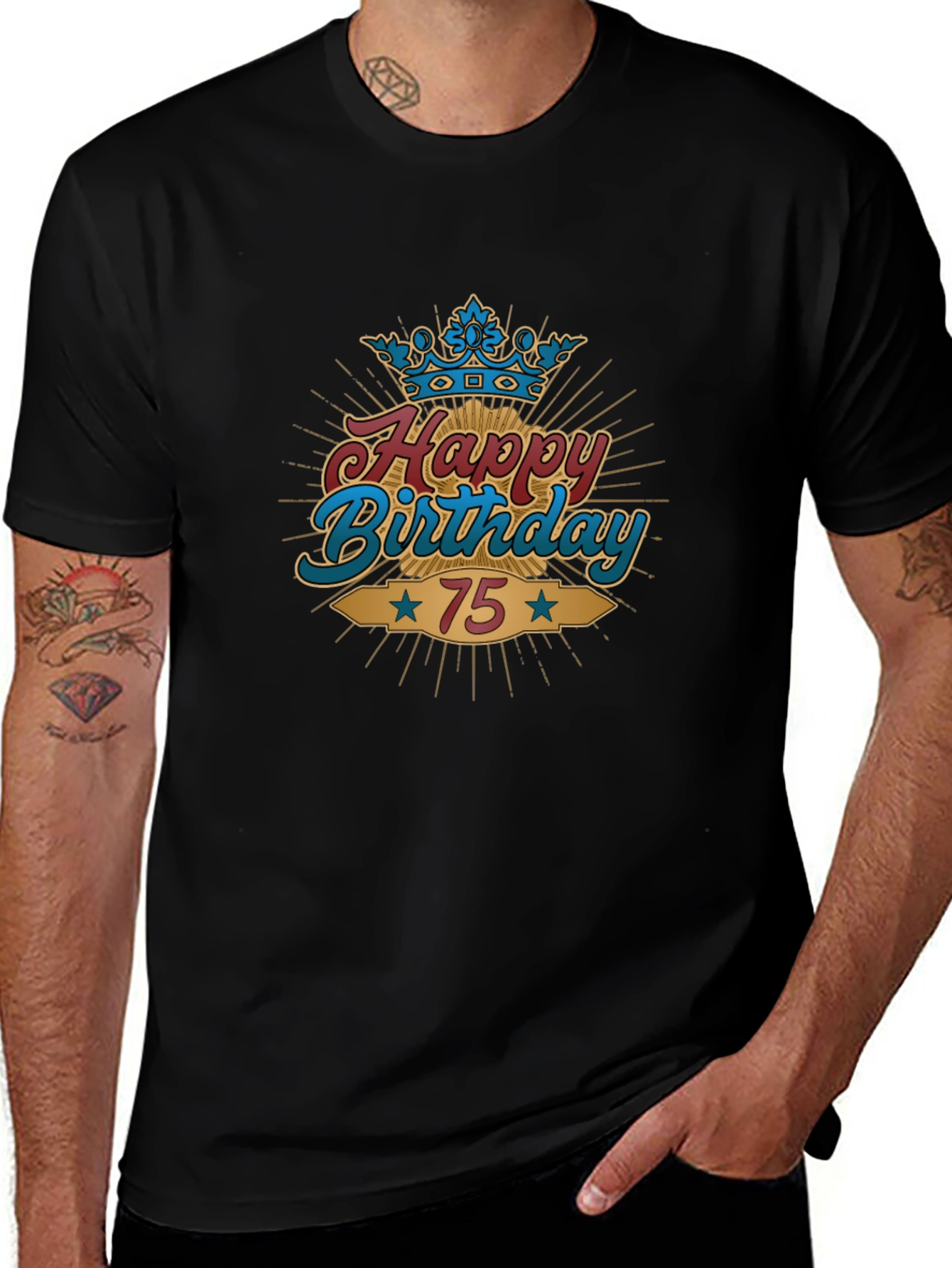 Happy 75th Birthday T-Shirt