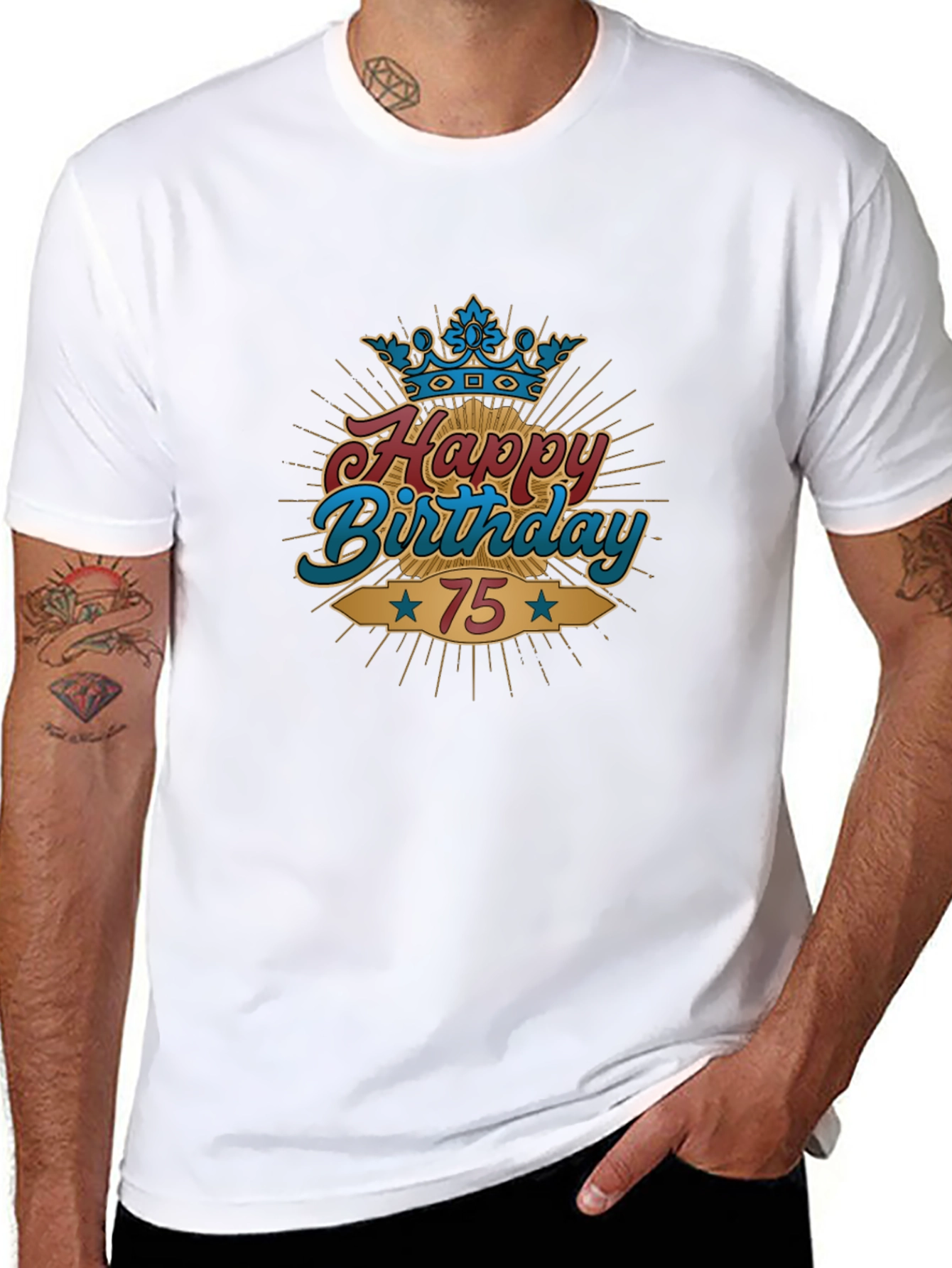 Happy 75th Birthday T-Shirt