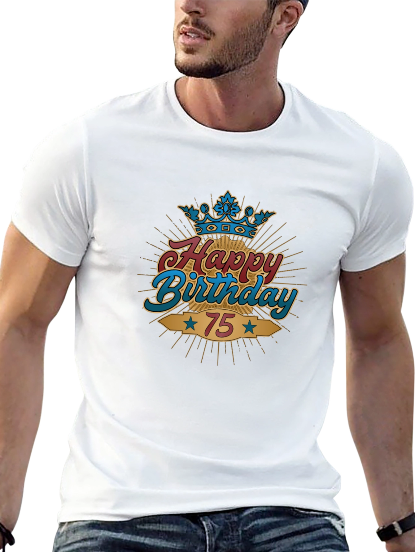 Happy 75th Birthday T-Shirt