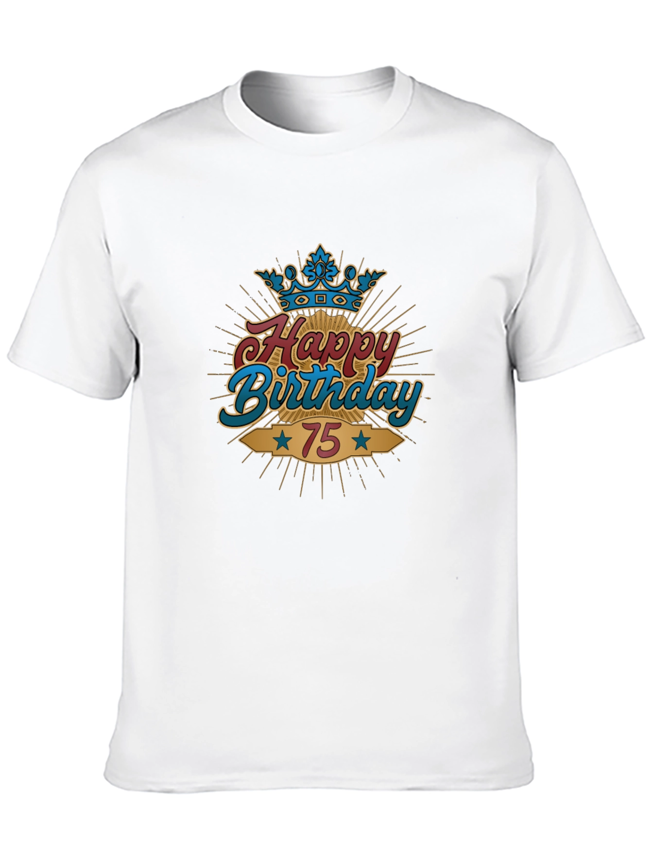 Happy 75th Birthday T-Shirt