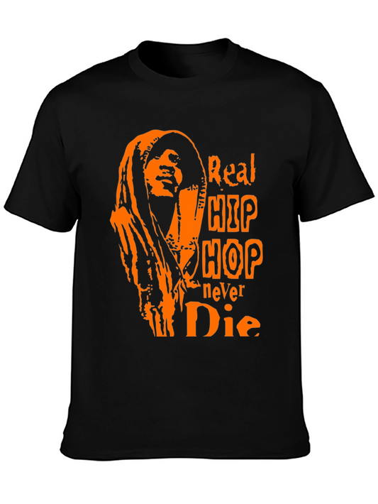 Real Hip Hop Never Die Graphic Tee
