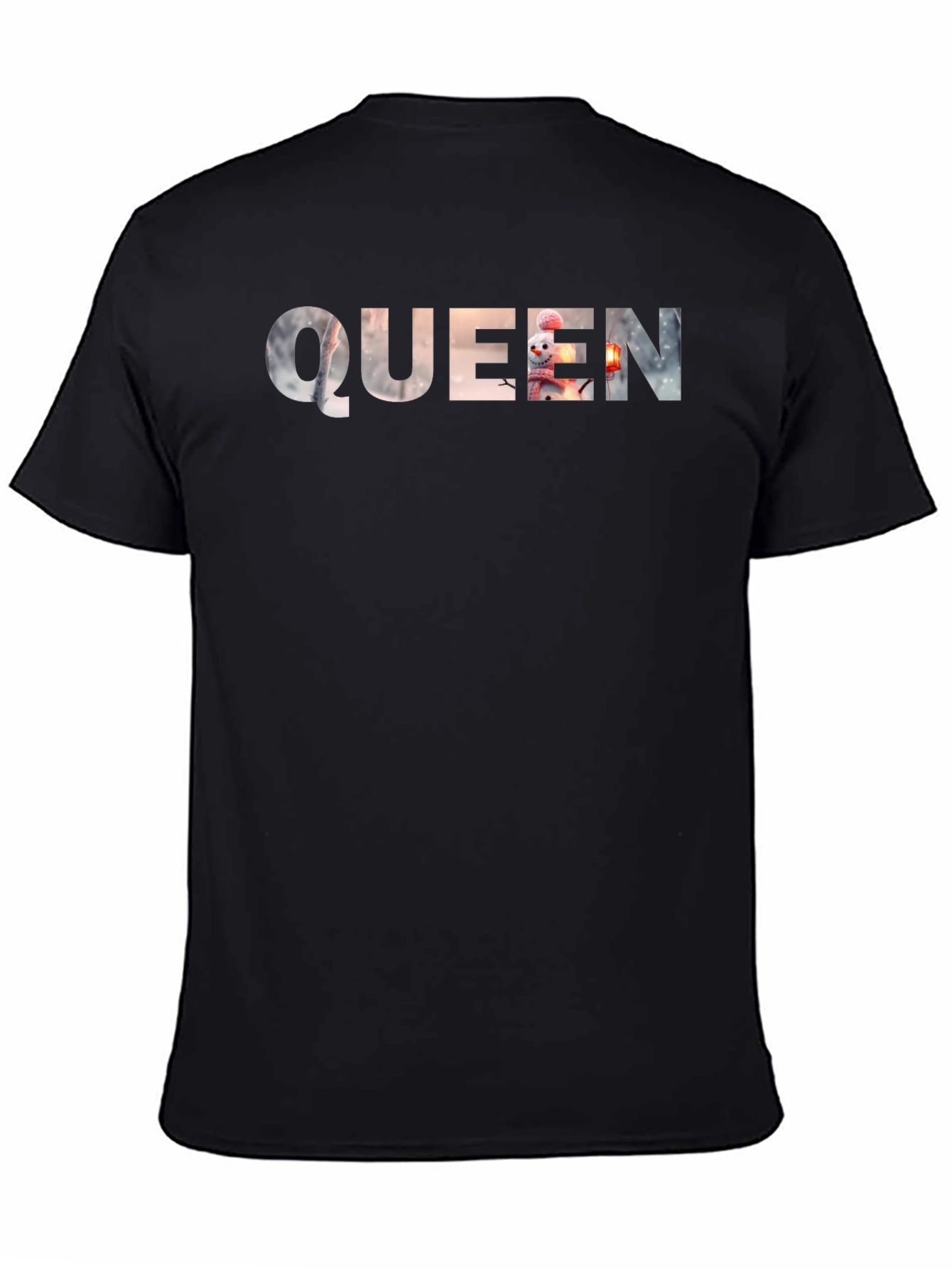 Queen Winter Wonderland T-Shirt - Black