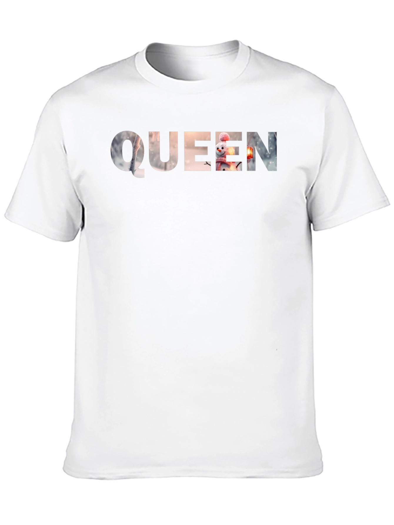 Queen Winter Wonderland T-Shirt - Black