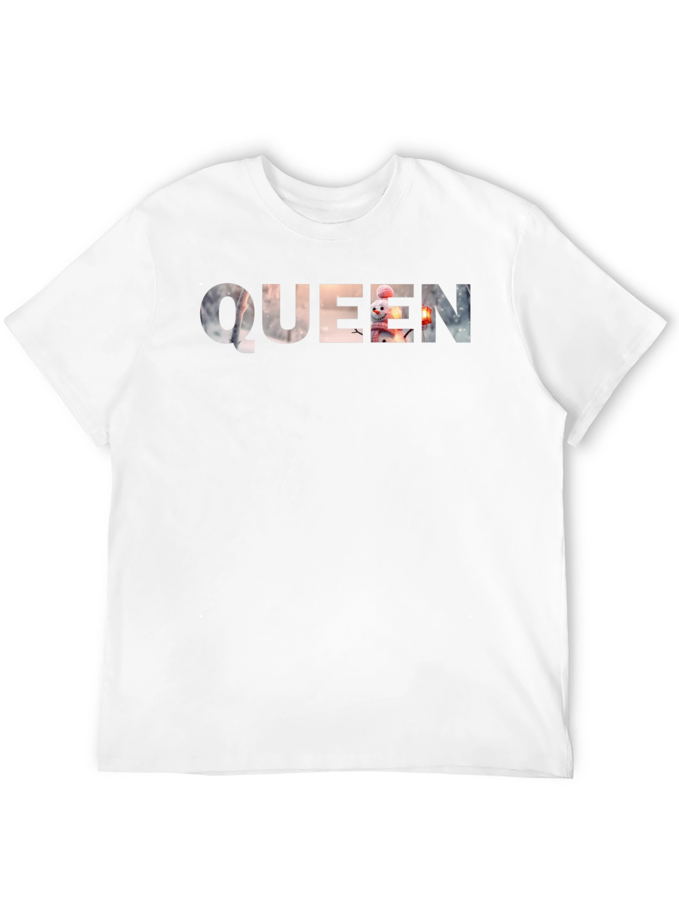 Queen Winter Wonderland T-Shirt - Black