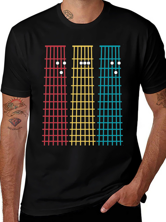 Guitar Chord T-Shirt | Colorful Music Lover Tee