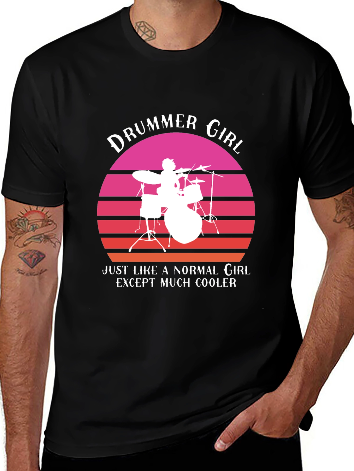 Drummer Girl T-Shirt: Cooler Than Normal!