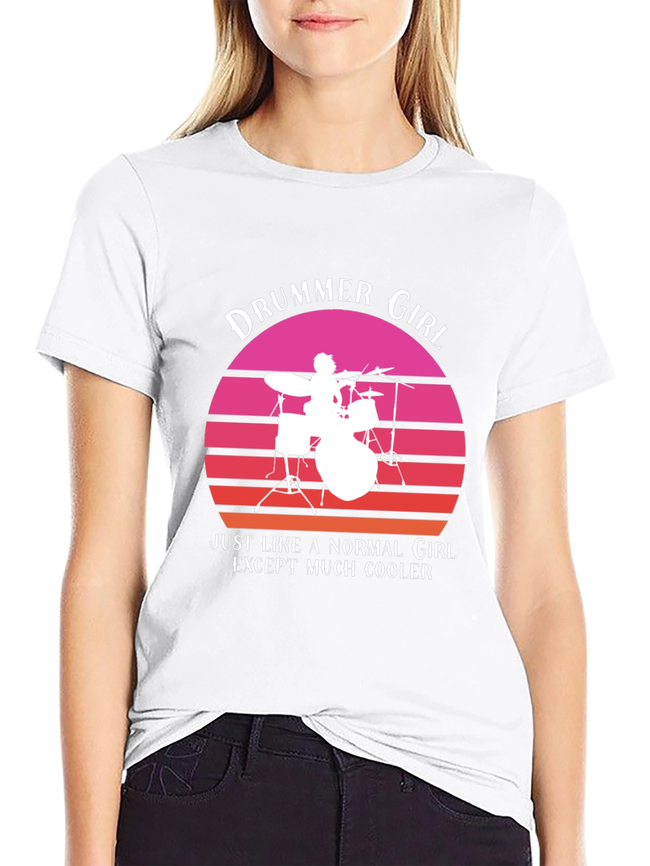 Drummer Girl T-Shirt: Cooler Than Normal!