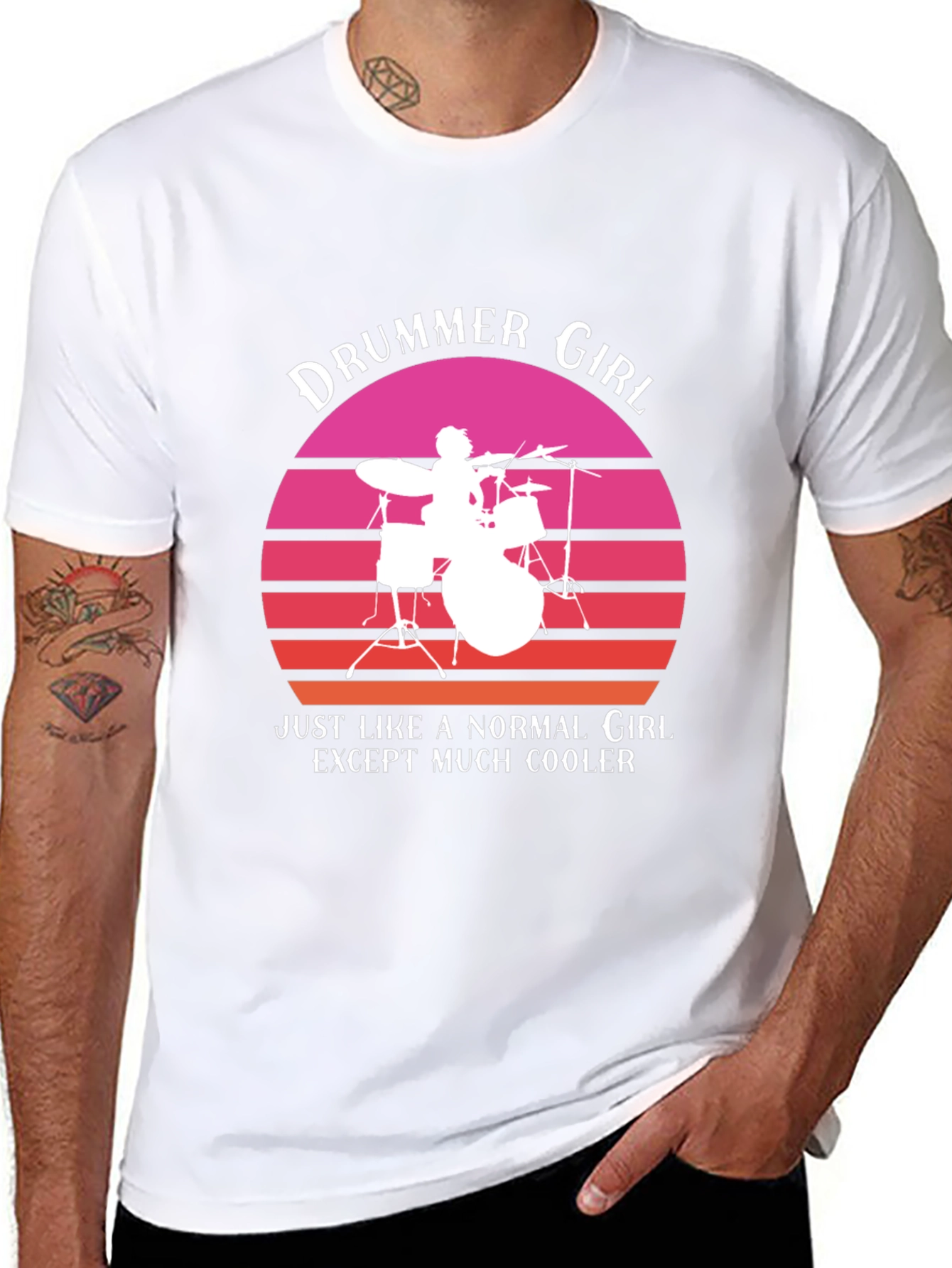 Drummer Girl T-Shirt: Cooler Than Normal!