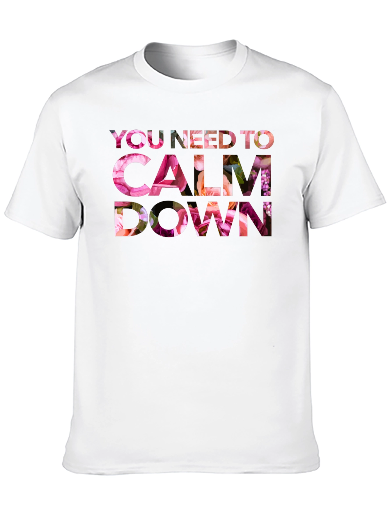 Floral Calm Down T-Shirt
