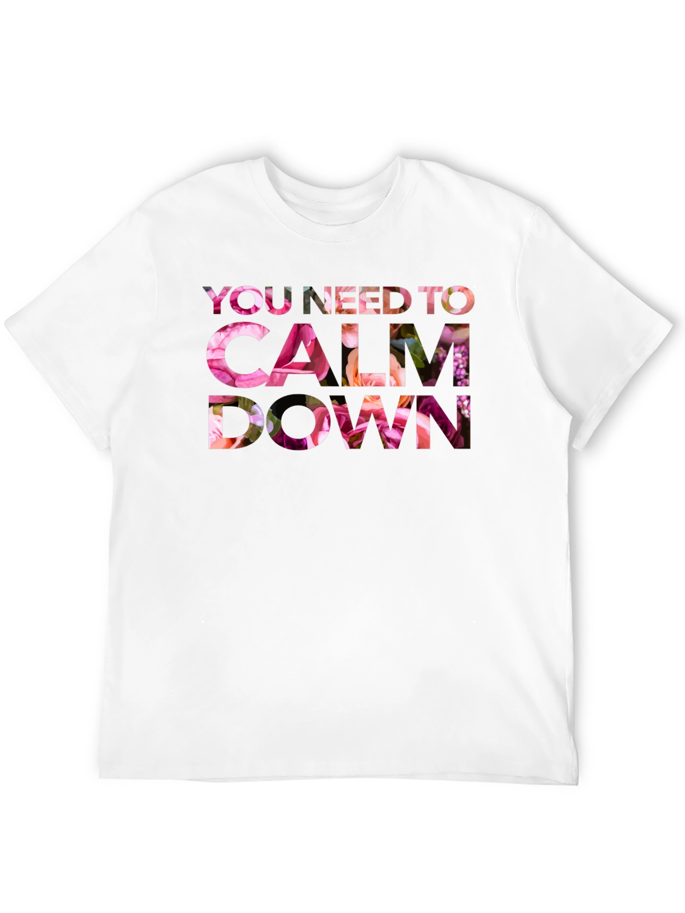 Floral Calm Down T-Shirt