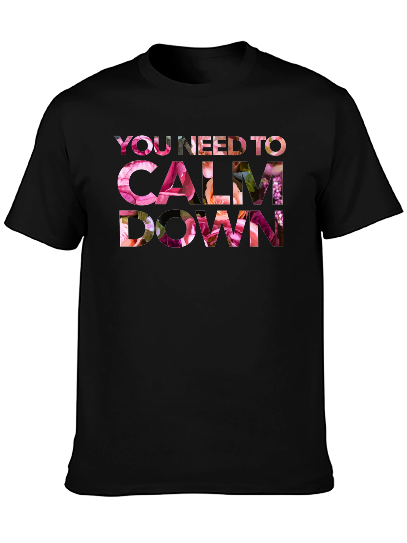 Floral Calm Down T-Shirt