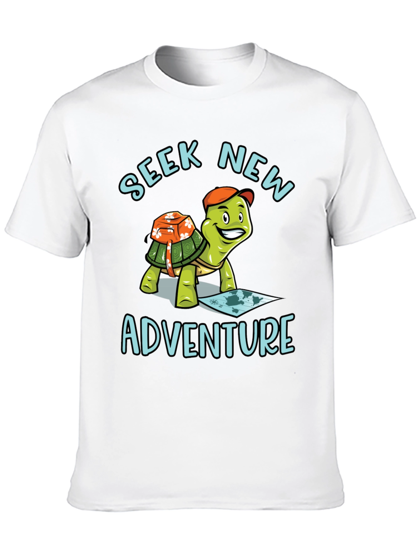 Seek New Adventure Turtle T-Shirt