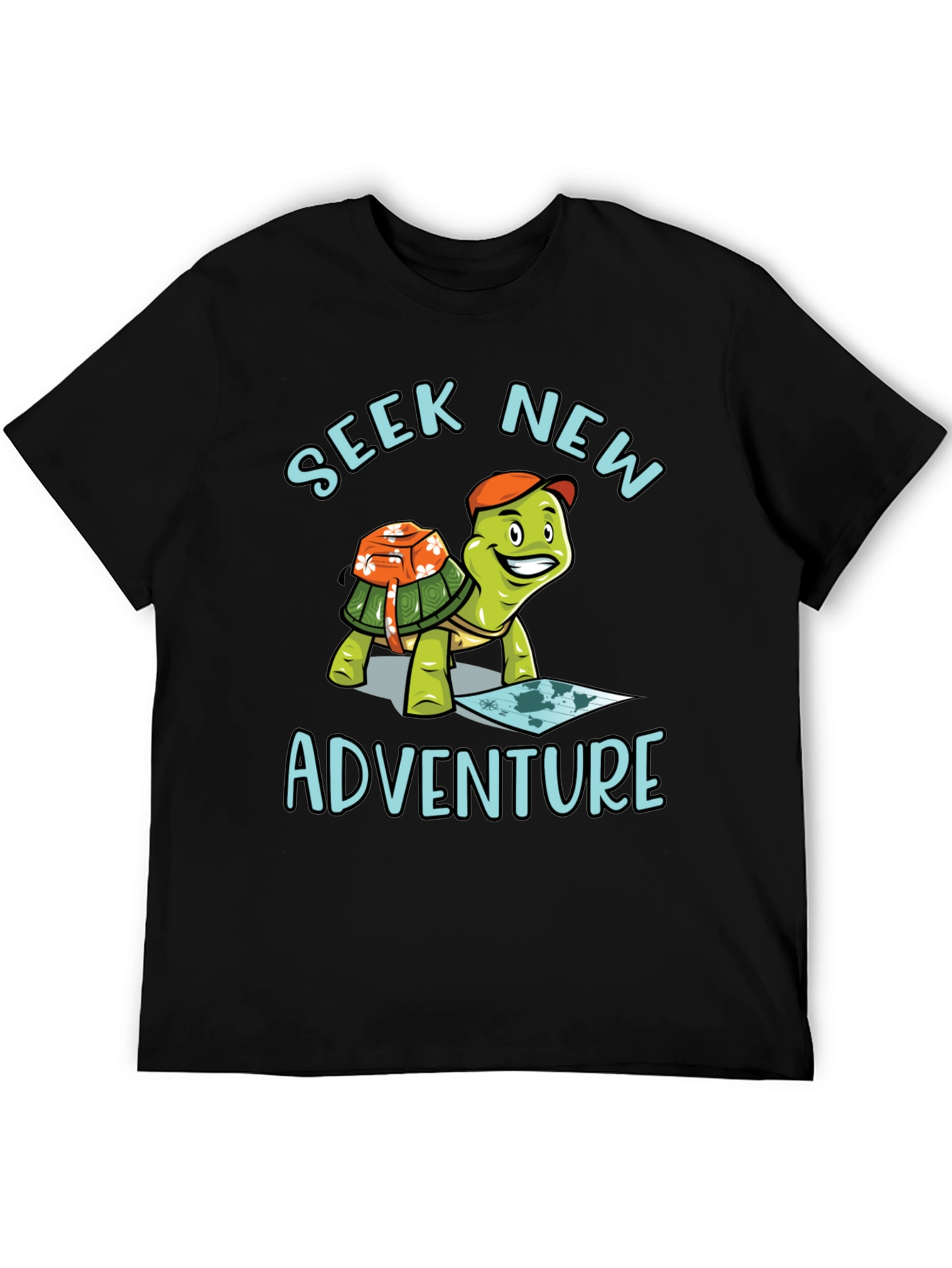 Seek New Adventure Turtle T-Shirt