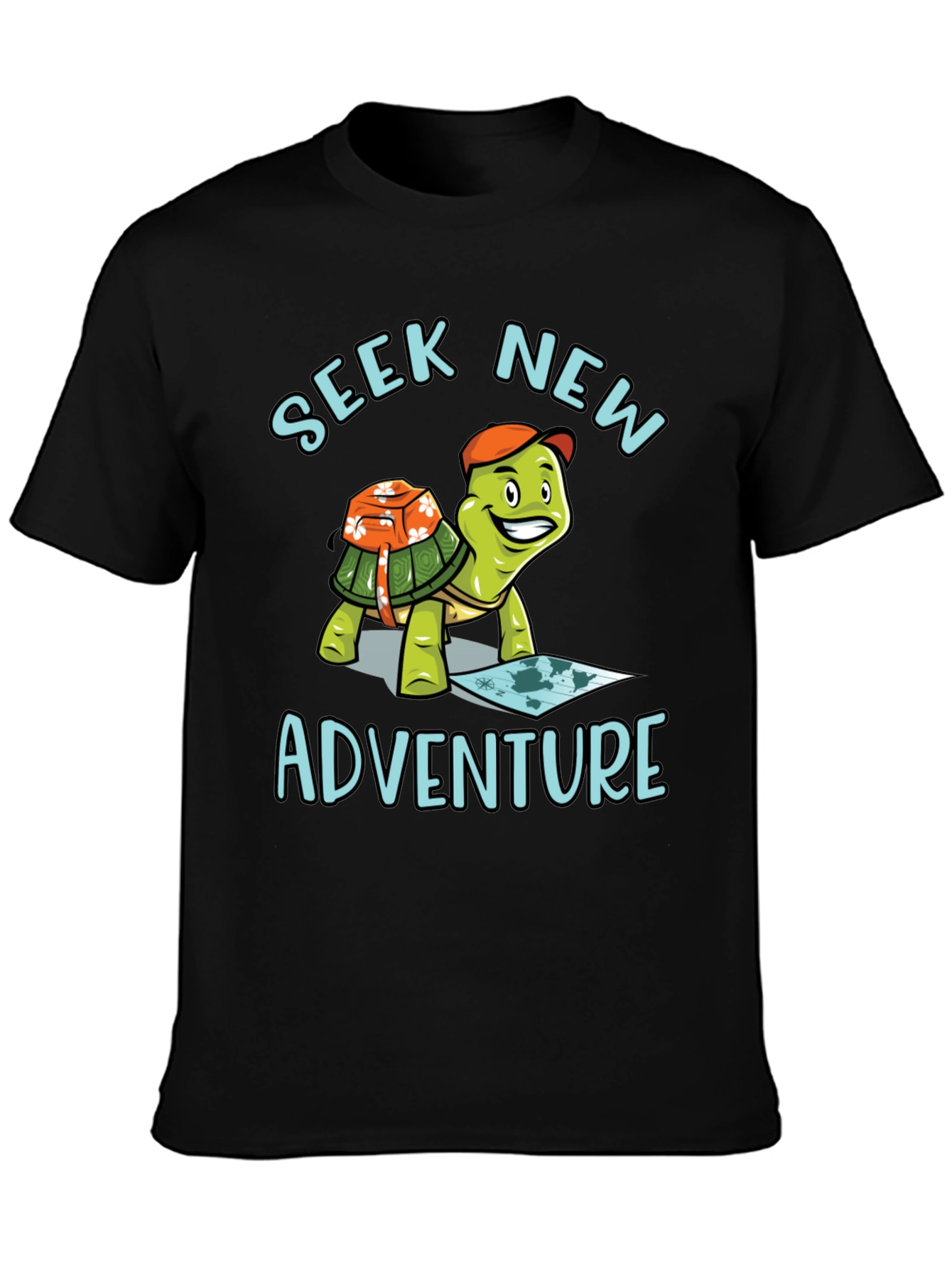 Seek New Adventure Turtle T-Shirt