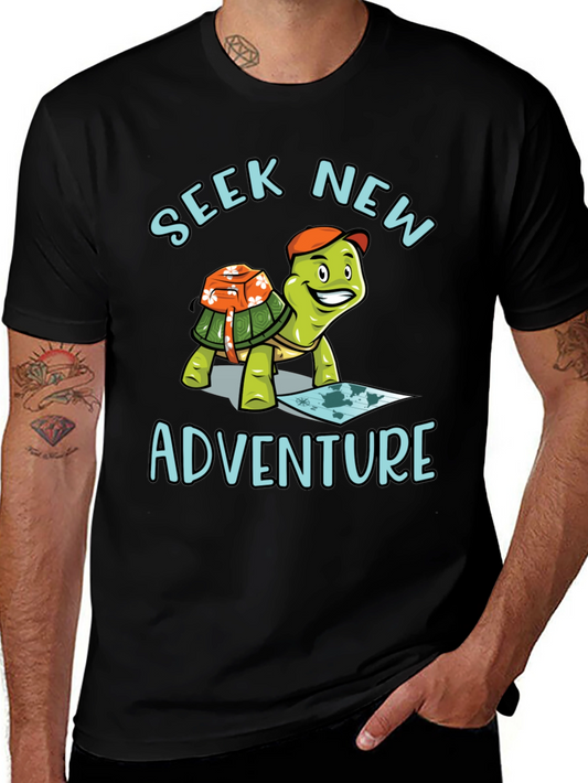 Seek New Adventure Turtle T-Shirt