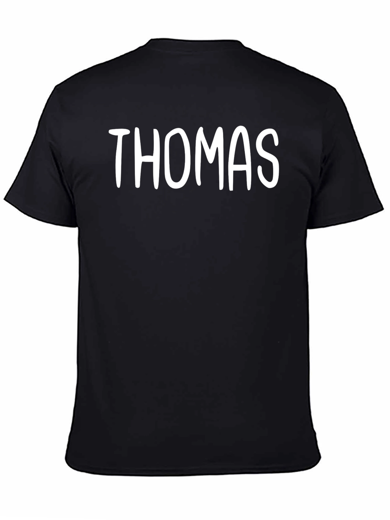 Personalized THOMAS Crewneck T-Shirt - Custom Name Tee