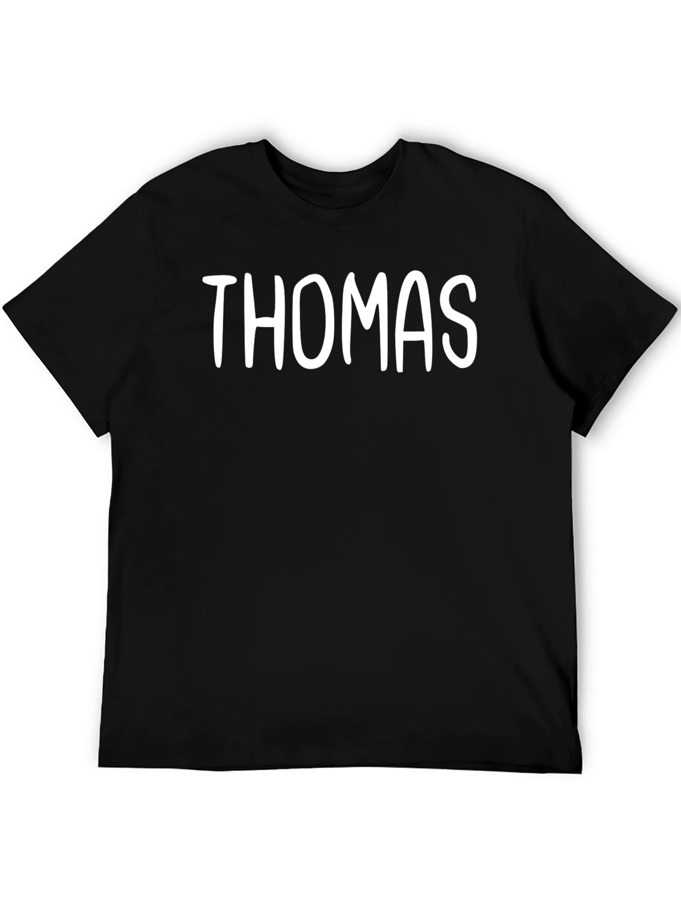 Personalized THOMAS Crewneck T-Shirt - Custom Name Tee