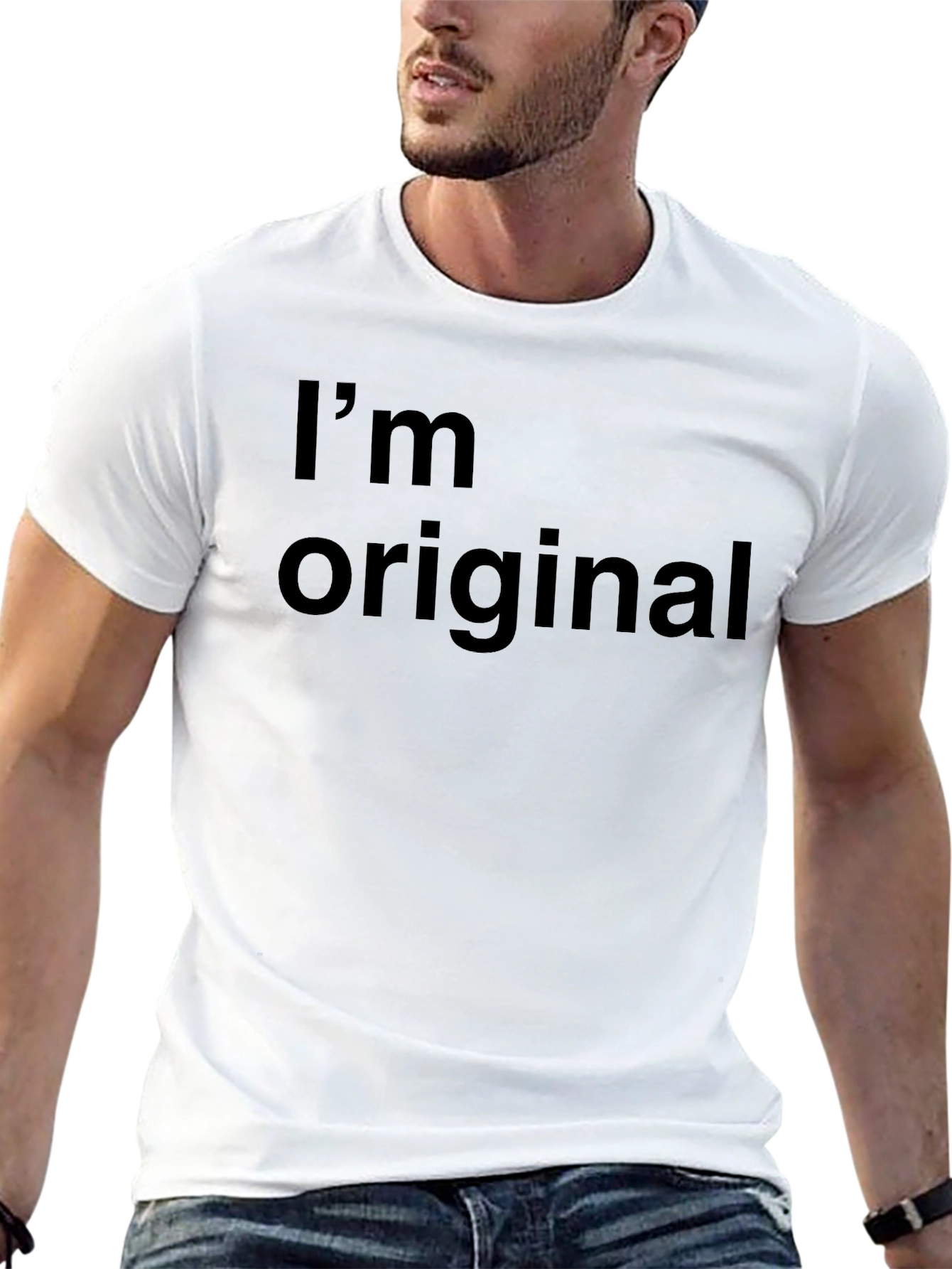 Im Original Black Graphic Tee