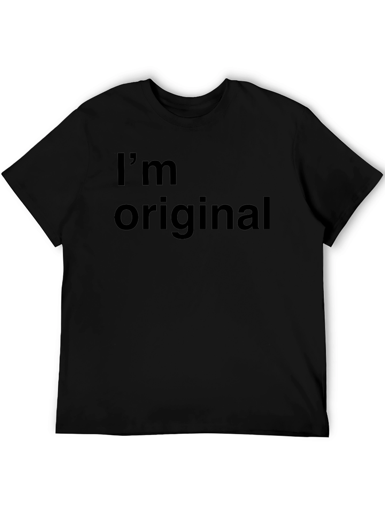 Im Original Black Graphic Tee